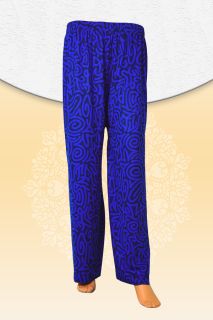 All Over Printed Blue Color Palazzo Pant