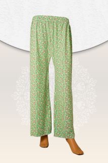 All Over Printed Light Green Palazzo Pant