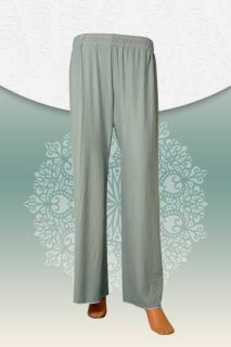 Solid Ash Color Simple Soft Palazzo Pant